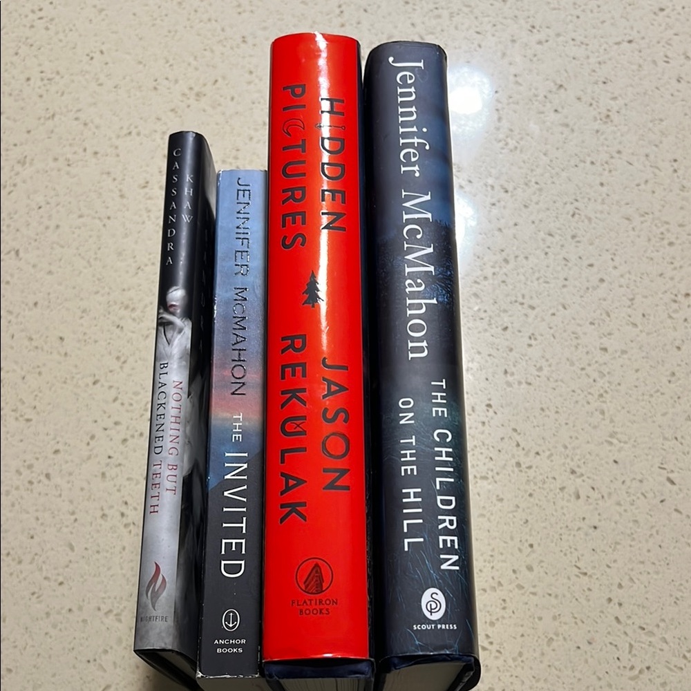 Set of Four Horror and Thriller Books